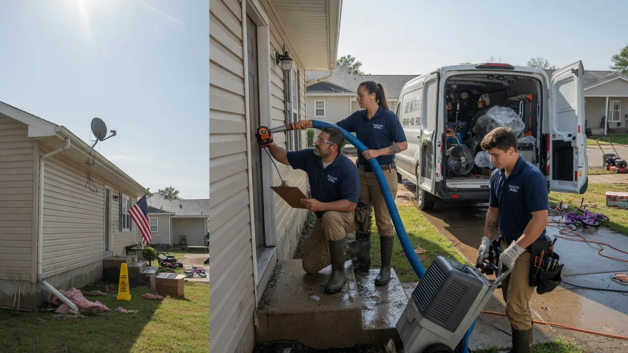 Ceiling Water Damage Restoration in Sulphur, OK near me